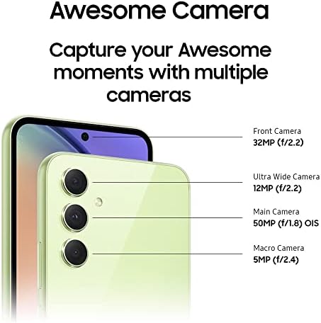 SAMSUNG Galaxy A54 5G (128GB, 6GB) 6.4" 120Hz AMOLED, 50MP 4K Triple Camera, US 5G / Global 4G Volte (GSM Unlocked for AT&T, T-Mobile, Metro, Global) A546U (w/ 256GB SD, Awesome Black) (Renewed) - Image 4