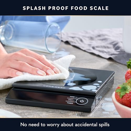 Digital Food Scale, Digital Kitchen Scale - Scale for Food Ounces and Grams, Food Scales Digital Weight Grams and Oz, Kitchen Scales Digital Weight, Digital Scale Kitchen, Food Weight Scale (Black) - Image 4