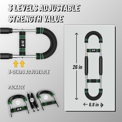 JevenFening Twister Arm Exerciser. Chest,Biceps,Triceps,Shoulders,Back&Forearm Exercise Equipment for Home. Portable Spring Resistance Workout Equipment. Upper Body Strength Training Machine - Image 6
