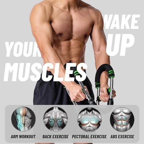 JevenFening Twister Arm Exerciser. Chest,Biceps,Triceps,Shoulders,Back&Forearm Exercise Equipment for Home. Portable Spring Resistance Workout Equipment. Upper Body Strength Training Machine - Image 3