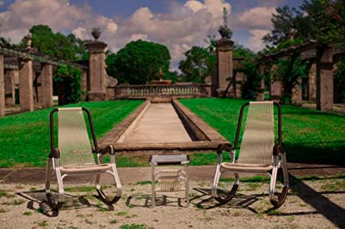 Jimmy's Patio Furniture Cuban Style Aluminum Rocking Chair & Outdoor Camping Chair, Color Blue, sillones cubanos, sillones de suiza, balances cubanos - Image 6