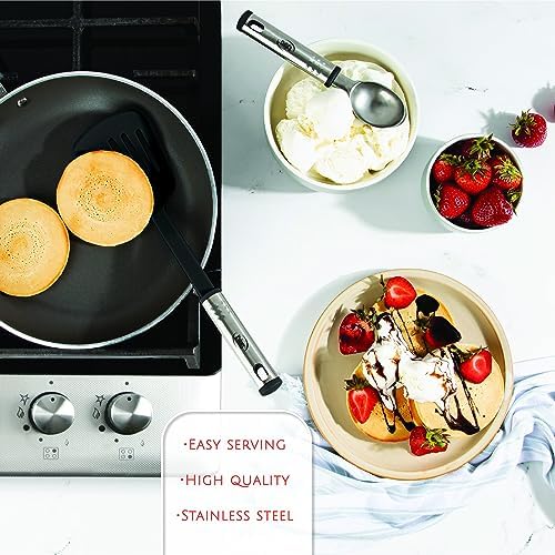 Kitchen Utensils Set Cooking Utensil Sets, Nylon and Stainless Steel Kitchen Gadgets Nonstick and Heat Resistant Home, House, Apartment Essentials Kitchen Accessories Must Haves Pots and Pans set - Image 5