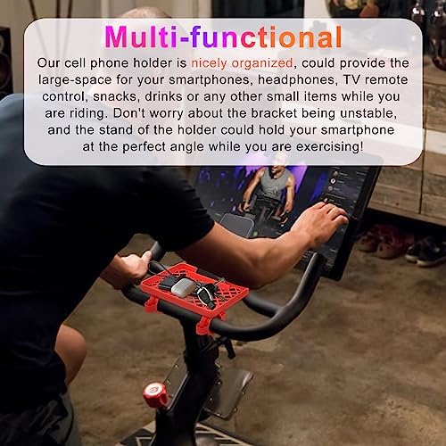 Ehaijia Cell Phone Holder, Balanced Cell Phone Holder with a Screwdriver, Secure and Durable Holder for Smartphones, Compatible with Peloton Bike/Bike+, Easy to Install&Multi-Functional - Image 7