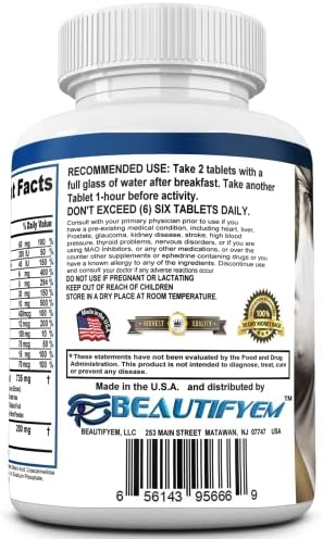BEAUTIFYEM Nipple X-Large Get Bigger, Fuller, Firmer Nipples and Curved Breasts. Nipple and Breast Enlargement Supplement. 60 Tablets - Image 3