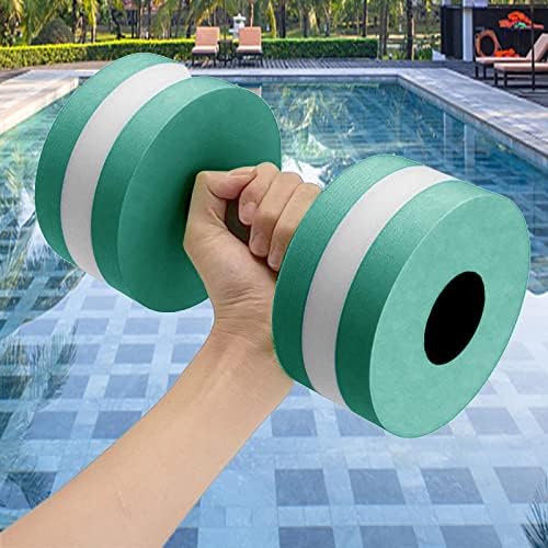 2PCS Water Dumbell Set, Aquatic Exercise Foam Dumbell Pool Resistance Water Exercise Equipment Aqua Fitness Dumbbells for Weight Loss - Image 3