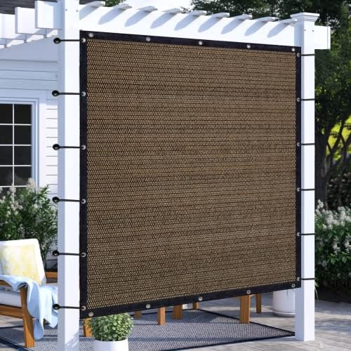 Amagenix Sun Shade Cloth with Grommets 90% Sunblock Shade Tarp, 12' x 16' Pergola Replacement Shade Cover Canopy for Outdoor Patio Garden, Mocha - Image 4