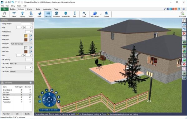 DreamPlan 3D Home and Landscape Design Software to Create Indoor and Outdoor House Designs [Download] - Image 4