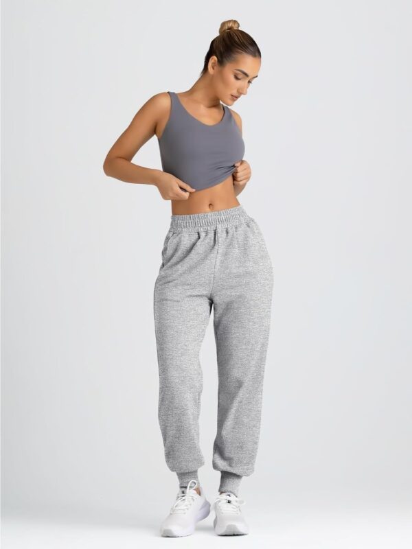 Yovela Sweatpants Women Baggy High Waisted Sweat Pants Fall Clothes Casual Joggers Y2k Aesthetic Warm Trousers with Pockets - Image 5