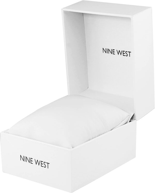 Nine West Women's Gunmetal Bracelet Watch - Image 4