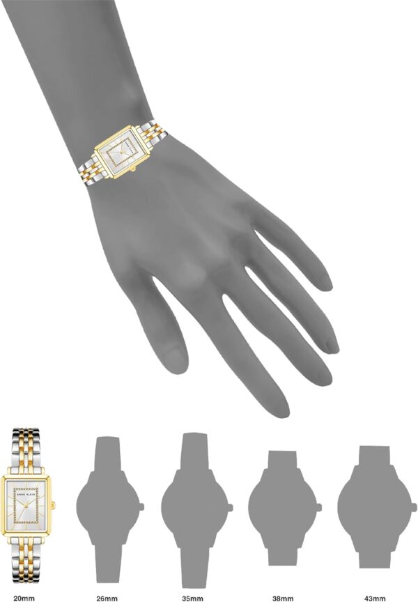 Anne Klein Women's Glitter Accented Bracelet Watch - Image 4