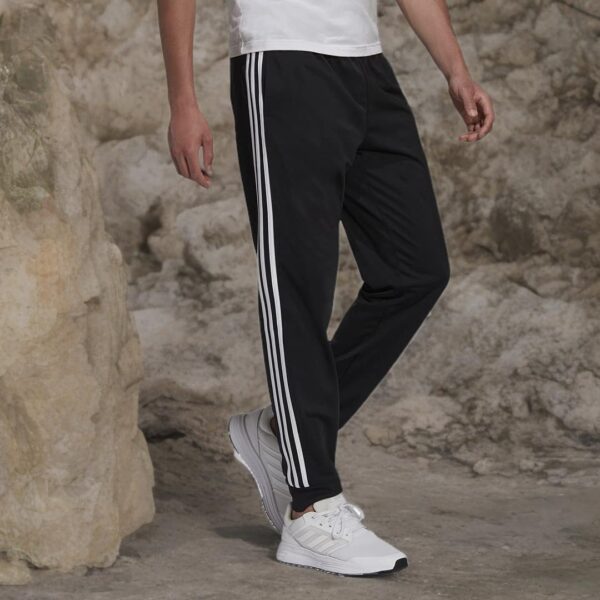 adidas Men's Essentials 3-Stripes Tricot Jogger Pants - Image 5