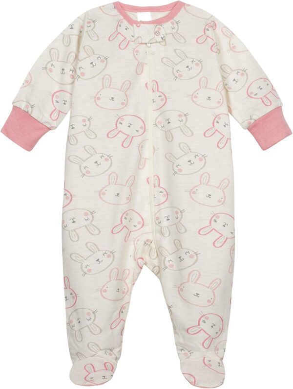 Onesies Brand baby-girls 4-pack Sleep 'N Play Footies Multi Pack - Image 2