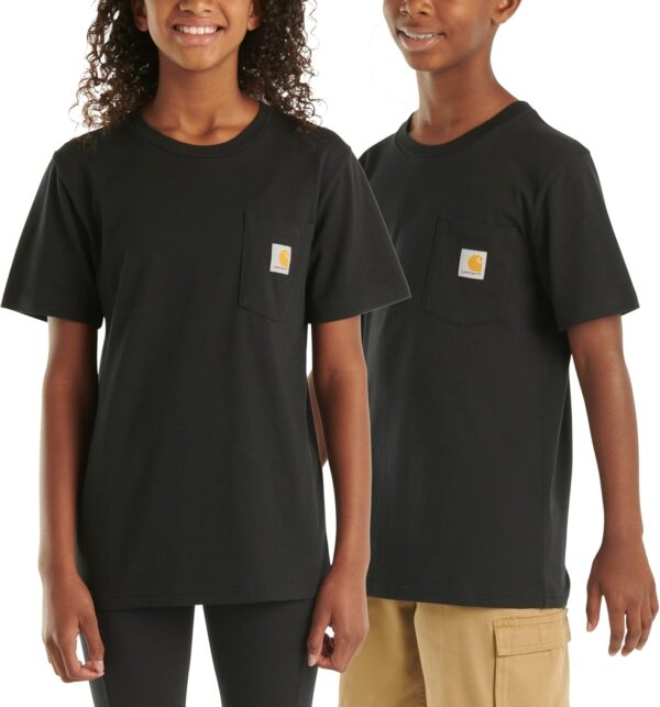 Carhartt Unisex Kid's Short Sleeve Pocket T Tee Shirt - Image 5