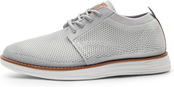 Bruno Marc Men's KnitFlex Breeze Mesh Sneakers Oxfords Lace-Up Lightweight Casual Walking Shoes - Image 2