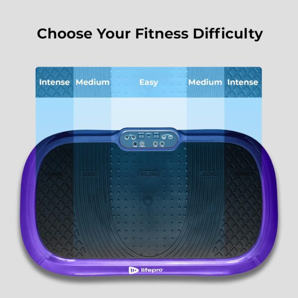 Lifepro Waver Vibration Plate Exercise Machine – High-Intensity Vibration for Muscle Activation, Full-Body Workout Vibrating Platform with Loop Bands, Fitness Equipment for Strength Toning & Fat Loss - Image 6