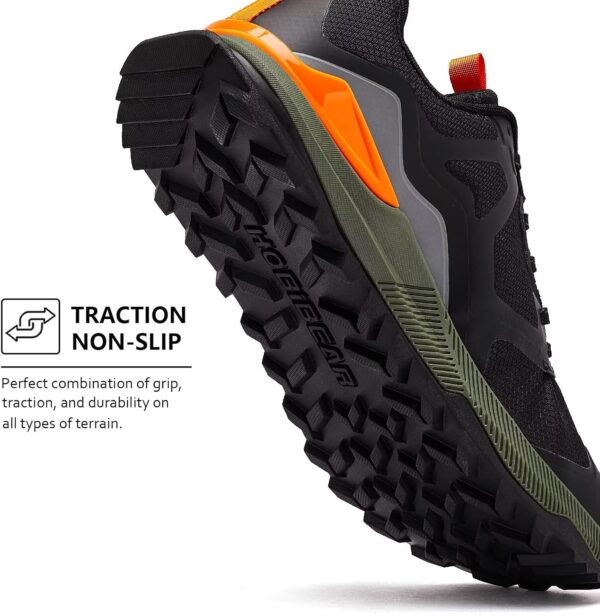 HOBIBEAR Men's Trail Running Shoes | Trekking | Hiking | Wide Toe Non-Slip Sneakers - Image 3