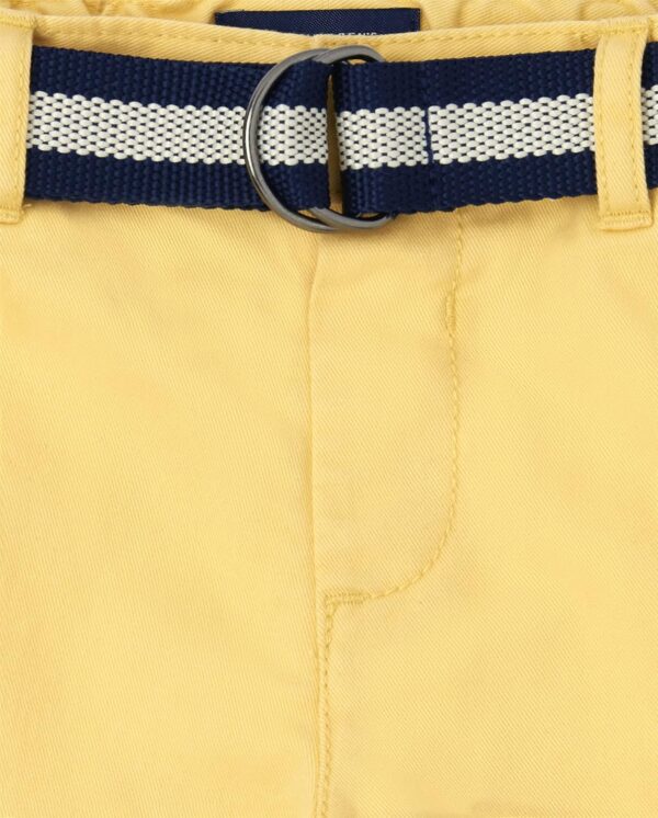 The Children's Place Baby Boys' and Toddler Twill Belted Chino Short - Image 2