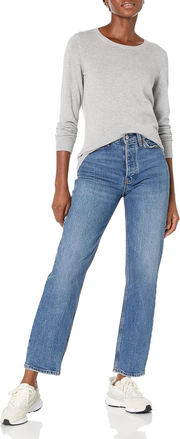 Amazon Essentials Women's Long-Sleeve Lightweight Crewneck Sweater (Available in Plus Size) - Image 5