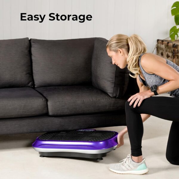 Lifepro Waver Vibration Plate Exercise Machine – High-Intensity Vibration for Muscle Activation, Full-Body Workout Vibrating Platform with Loop Bands, Fitness Equipment for Strength Toning & Fat Loss - Image 4
