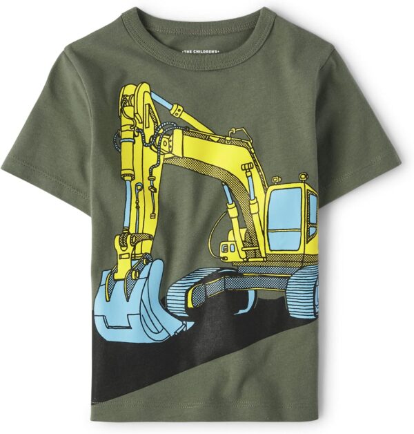 The Children's Place Baby Boys' and Toddler Assorted Everyday Short Sleeve Graphic T-Shirts