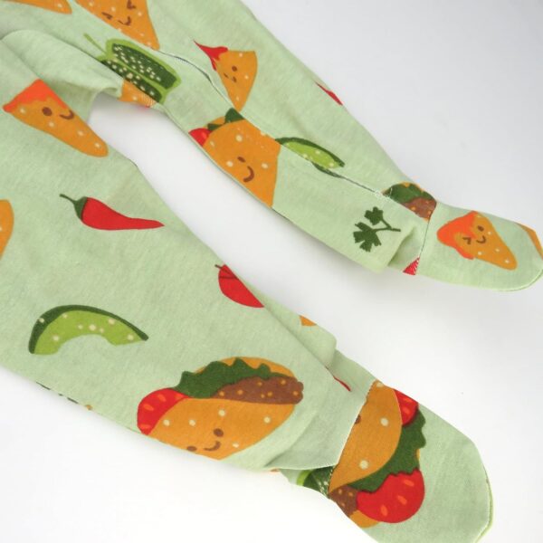 HonestBaby Sleep & Play Footed One-Piece Pajama Sleeper 100% Organic Cotton, Baby Boys - Image 4