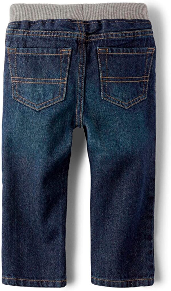 The Children's Place Boys Baby and Toddler Pull on Straight Jeans - Image 4