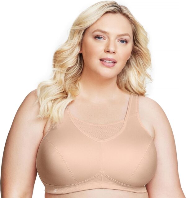 Glamorise Women's No-bounce Camisole Sports Bra Wirefree #1066 - Image 7