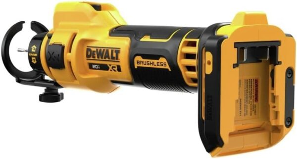 DEWALT 20V MAX* XR Brushless Drywall Cut-Out Tool (Tool Only) (DCE555B) - Image 5