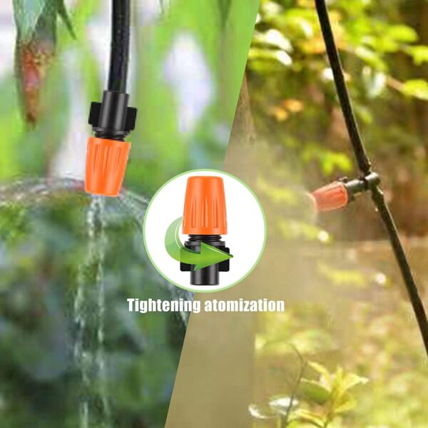 Drip Irrigation System, 180 Pcs 164FT Garden Irrigation System 1/4, Blank Distribution Tubing Watering Drip Kit Automatic Irrigation Equipment for Garden Greenhouse, Flower Bed,Patio,Lawn - Image 4