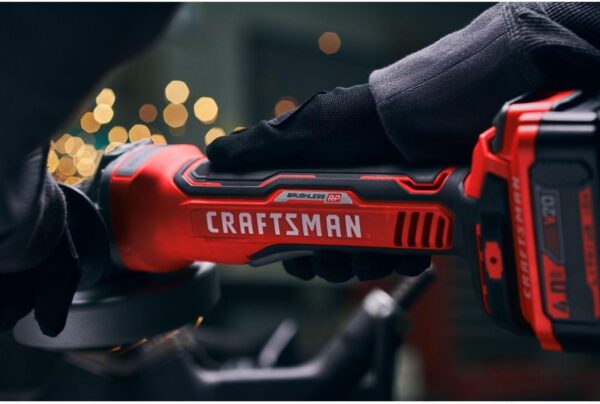 CRAFTSMAN V20 Cordless Angle Grinder, 4-1/2 inch, Bare Tool Only (CMCG451B) - Image 4