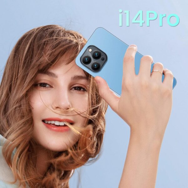 Cheap Mobile Phone, 5.0" IPS Display, Android 9.0, Dual SIM, Dual Cameras, 1GB RAM+16GB ROM (Expandable to 128GB), Support: WiFi, Bluetooth, FM (i15Pro-Blue) - Image 5