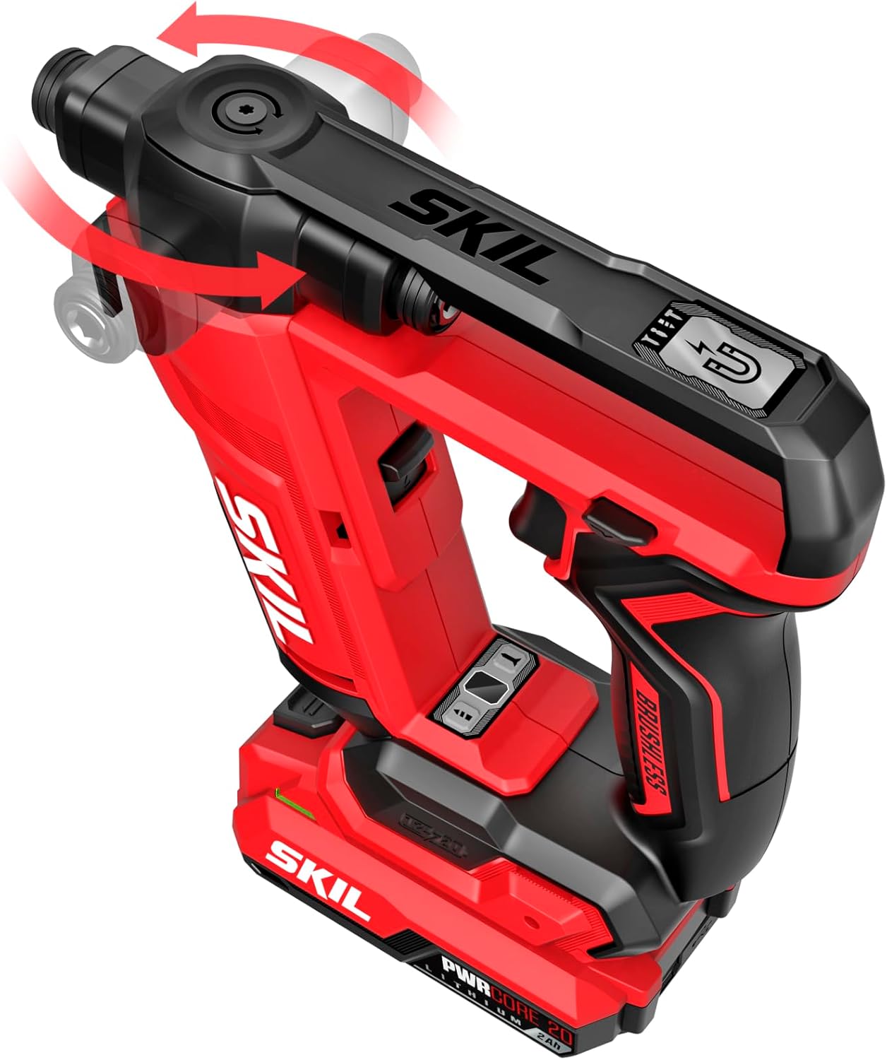 SKIL Brushless 12V/20V Flip Drill, 20V Kit Including 2.0 Ah USB-C Battery and Charger-DL6300D-12 - Image 2
