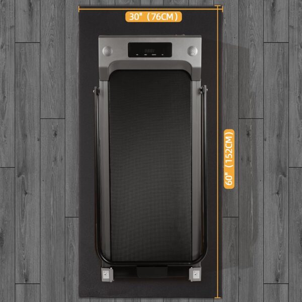 High Density Home Gym Treadmill Exercise Bike Equipment Mat, 1/4" Thick, Multiple Sizes - Image 3