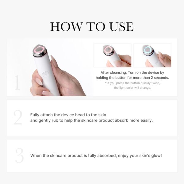 medicube Mini Booster Pro Pink | Affordable At-Home Facial Skin Care Tool for Beginners - Portable Glow Booster for Glass Skin, Boosting Skin Care Absorption, Skin care for teens, Korean Skin Care - Image 5