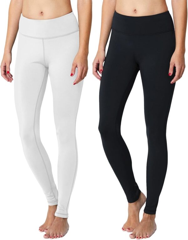 baleaf Women's Fleece Lined Leggings Thermal Warm Winter Tights High Waisted Yoga Pants Cold Weather with Pockets