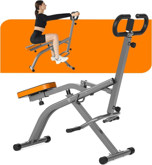 Magnetic Rowing Machine for Home Adjustable 8-Speed Booster Burn Fat & Sculpt Muscles Supports Up to 265 LBS Phone/Tablet-Ready Design - Image 2