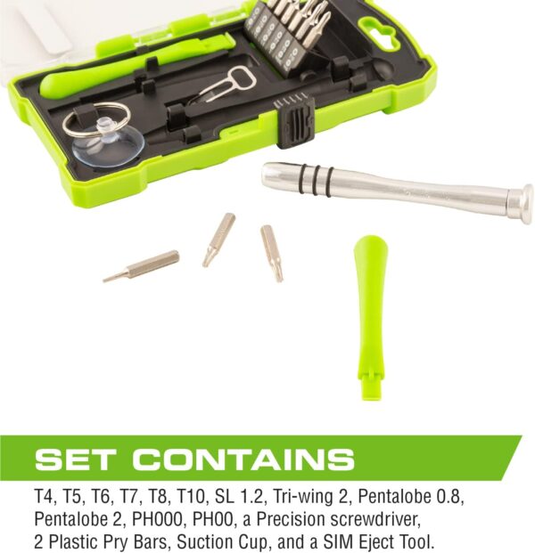 ARCAN TOOLS Cellphone Tablet Computer Tool Kit, 17-Piece (ATS17PC), Multi - Image 2