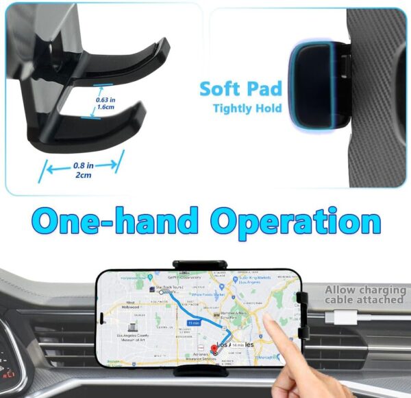 TTMIC Car Phone Holder Mount for BMW 3 Series and BMW 4 Series Auto Accessories Interior Decoration Cellphone Case Cradles Navigation Bracket (BMW-3-14-18) - Image 4
