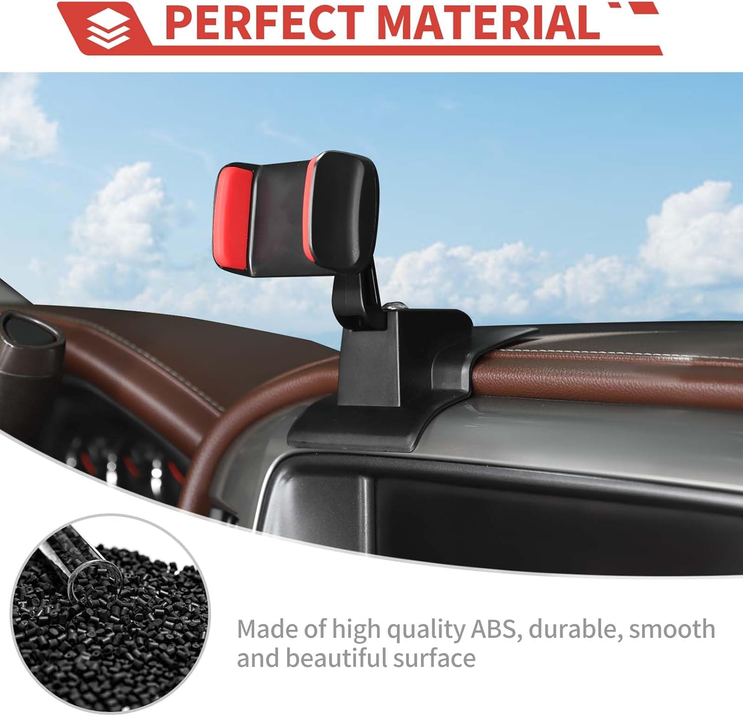 Dashboard Cellphone Mount Mobile Phone Holder Phone Holder for Car Dashboard Interior Accessories Fit for Chevrolet Silverado/GMC/Sierra 2014-2018 - Image 4