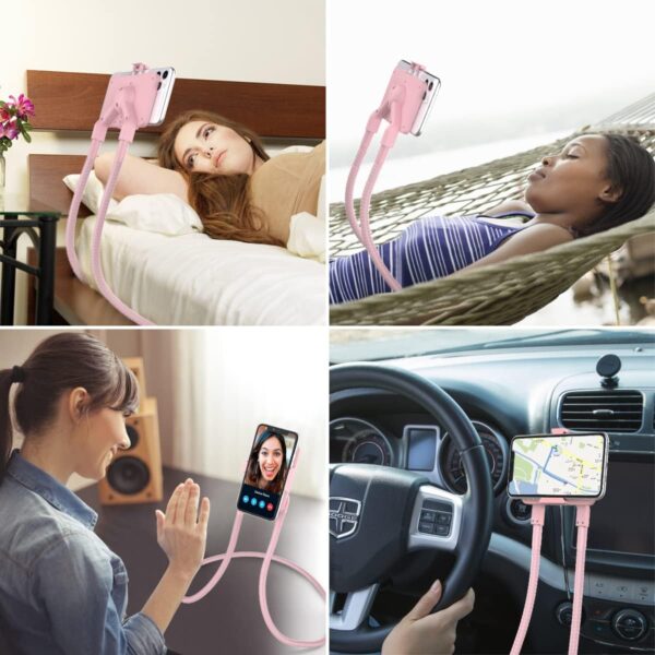 B-Land Cell Phone Holder, Universal Mobile Phone Stand, Lazy Bracket, DIY Flexible Mount Stand with Multiple Function - Image 6