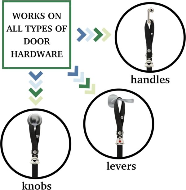 Caldwell's Pet Supply Co. Dog Potty Bells, Dog Door Bell, Bells to Go Outside, Potty Training Bell, Dogs Doorbell, Dogs Potty Doorbell, Ring to Go Pee, All Breed Puppy Training Tool - Image 4