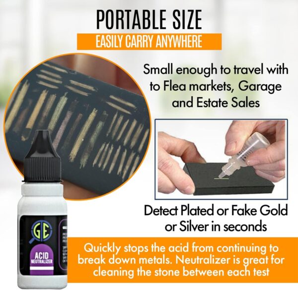 Gold Silver Jewelry Tester Appraisal Kit 10K 14K 18K 22K 24K Platinum Palladium Test Precious Metals 999 925 Scrap - Image 7