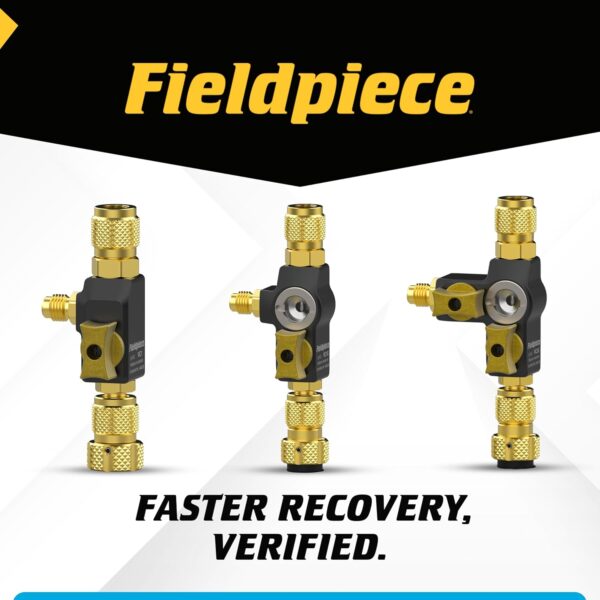 Fieldpiece - VC2G 1/4″ Valve Core Removal Tool Dual Valve with Sight Glass - Vacuum-Rated 20 microns & A2L Compatible - HVAC Tools - Image 6