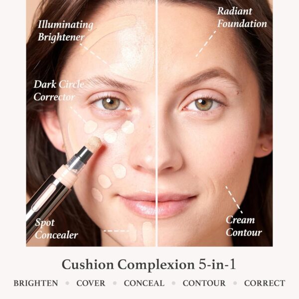 Julep Cushion Complexion Concealer & Corrector Stick -210 Medium - Infused with Turmeric & Hyaluronic Acid - Medium Coverage - Natural Finish - Image 4