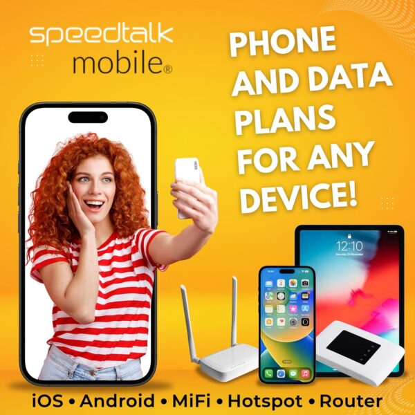 SpeedTalk Mobile Universal SIM Card Kit for 5G 4G LTE iOS Android Smart Phones | Talk Text Data | Triple Cut 3 in 1 Simcard - Standard Micro Nano | No Contract Cellphone Plan (1 GB) - Image 4