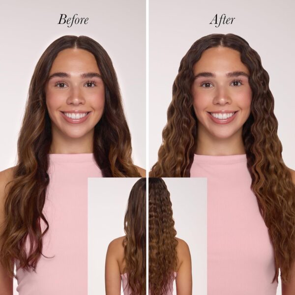 L'ANGE Hair VersaWaver Adjustable Titanium Waver | Pick 19mm or 32mm Waves with 1 Tool | Titanium 3-Barrel Waving Tool | Cool Tip Also Rotates Barrel to Change Wave Lengths (Blush) - Image 7