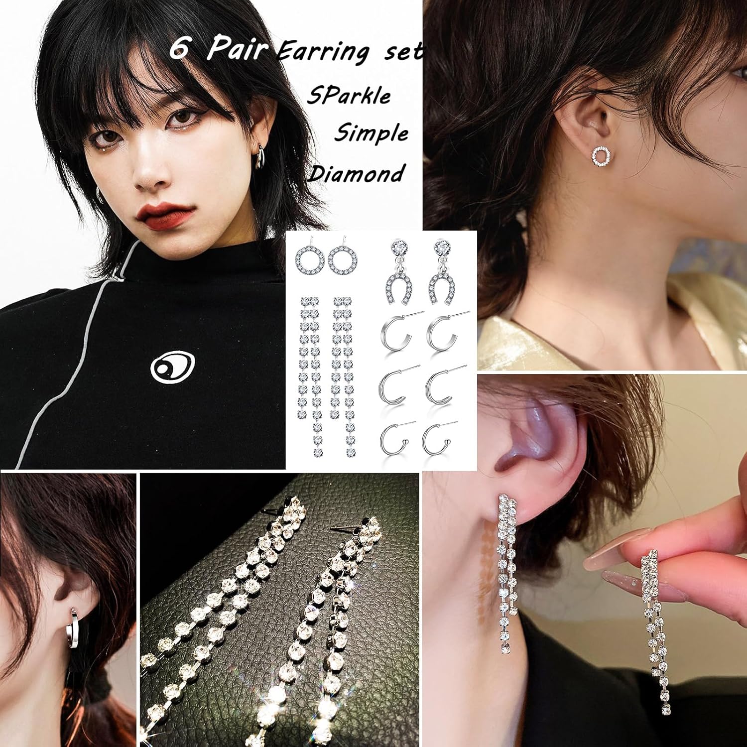 Indie Stackable Vintage Boho Pearl Adjustable Jewelry Pack - 35-53 Pcs Silver Gold Set With 12-30 Rings, 4-7 Necklaces, 11-14 Bracelets and 5-16 Earrings - Image 6