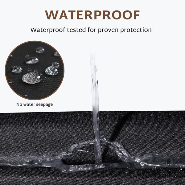 iBirdie Outdoor Sectional Cover for 90 x 90 inch L-Shaped Patio Sofa Waterproof Weatherproof 600D Heavy Duty Garden Furniture Cover for Outside L Shape Couch - Image 7