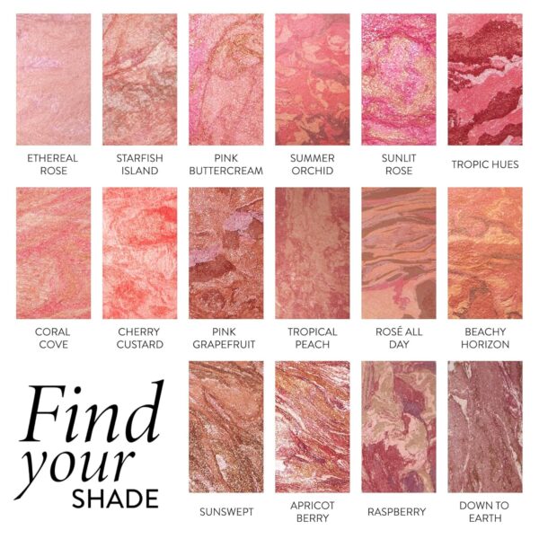 LAURA GELLER NEW YORK Baked Blush-n-Brighten Marbleized Blush for Cheeks - Tropic Hues - Satin Finish - Buildable Color - Image 6