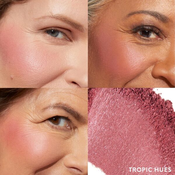 LAURA GELLER NEW YORK Baked Blush-n-Brighten Marbleized Blush for Cheeks - Tropic Hues - Satin Finish - Buildable Color - Image 2